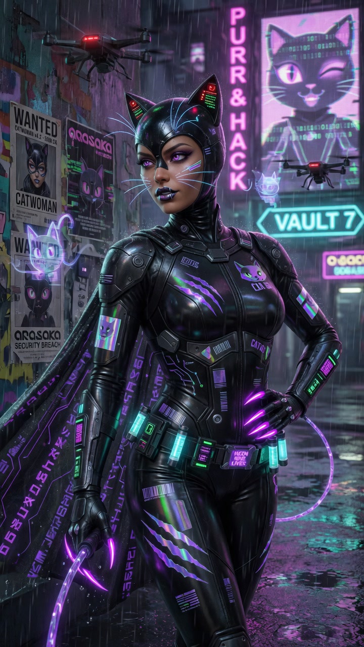 Catwoman — Cyberpunk Arasaka