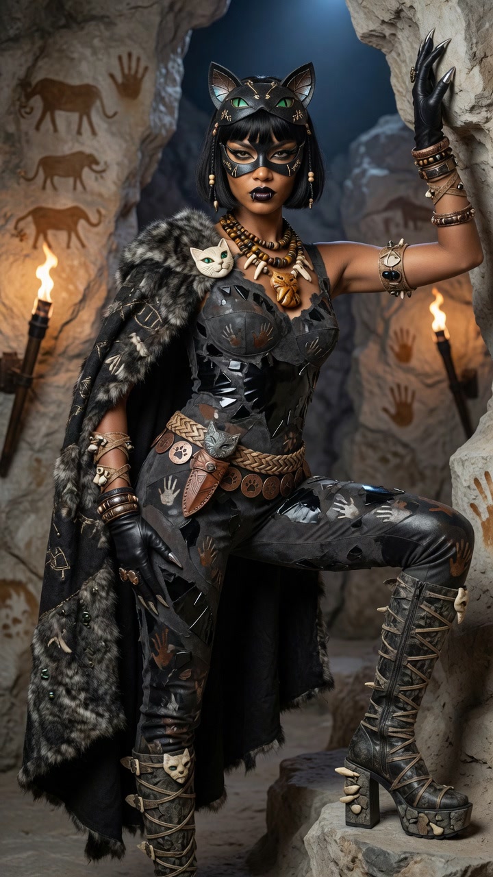 Catwoman — Tribal Cave