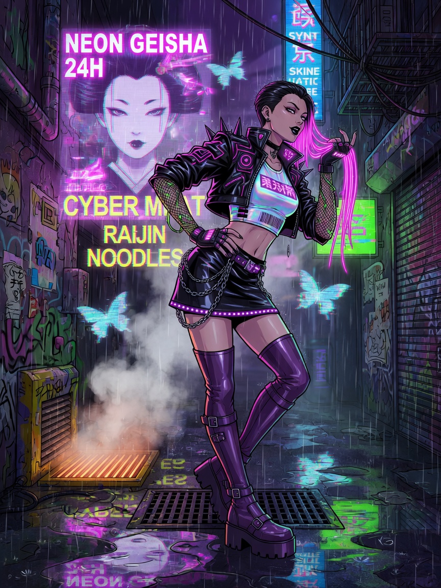 Fashion 13 Cyberpunk Streetwear