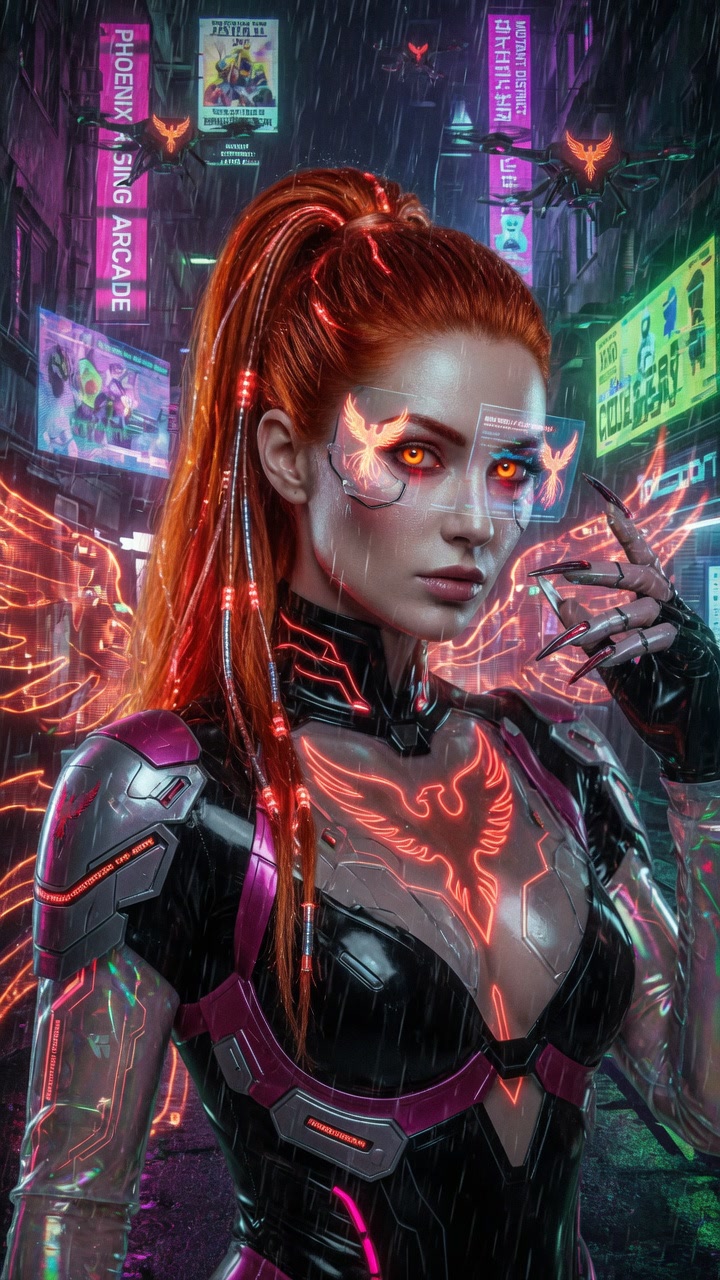 Jean Grey — Cyber Phoenix