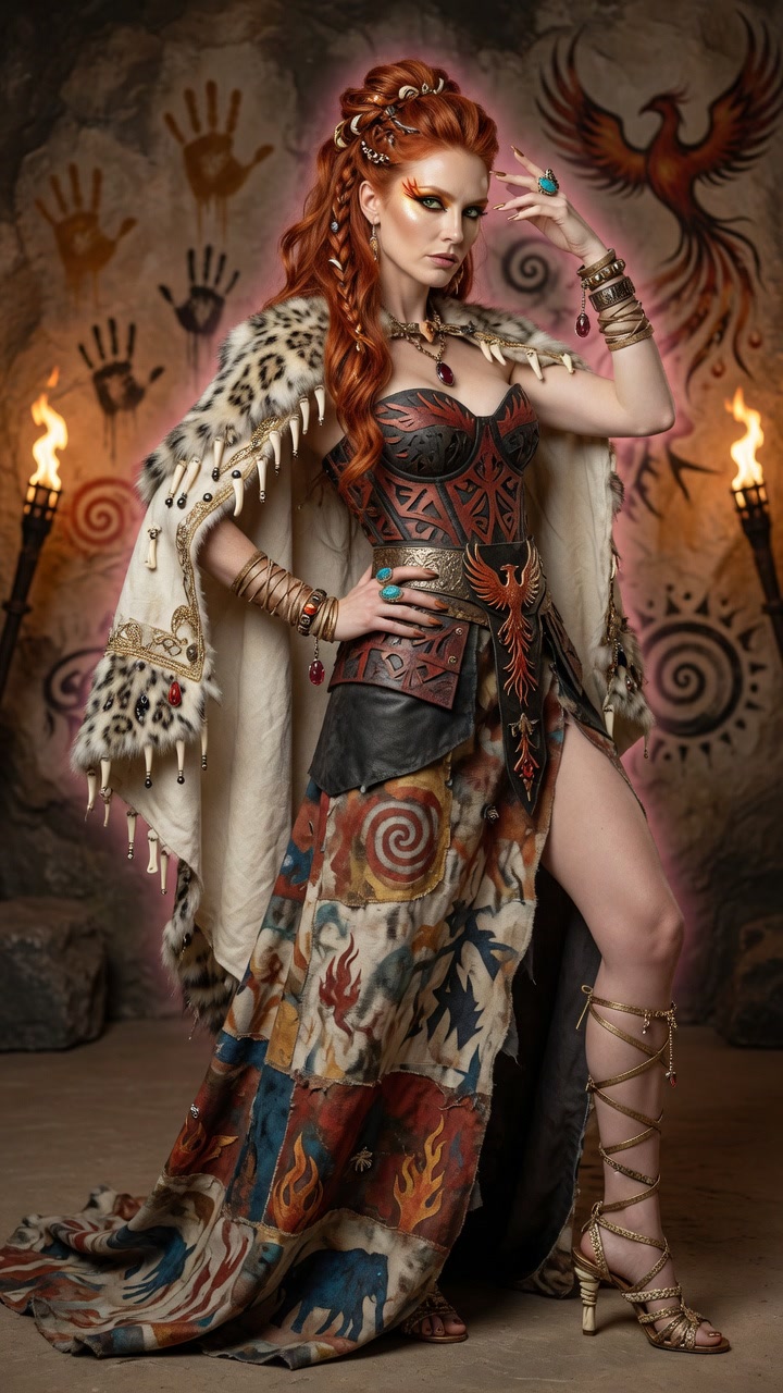 Jean Grey — Cave Phoenix Shaman