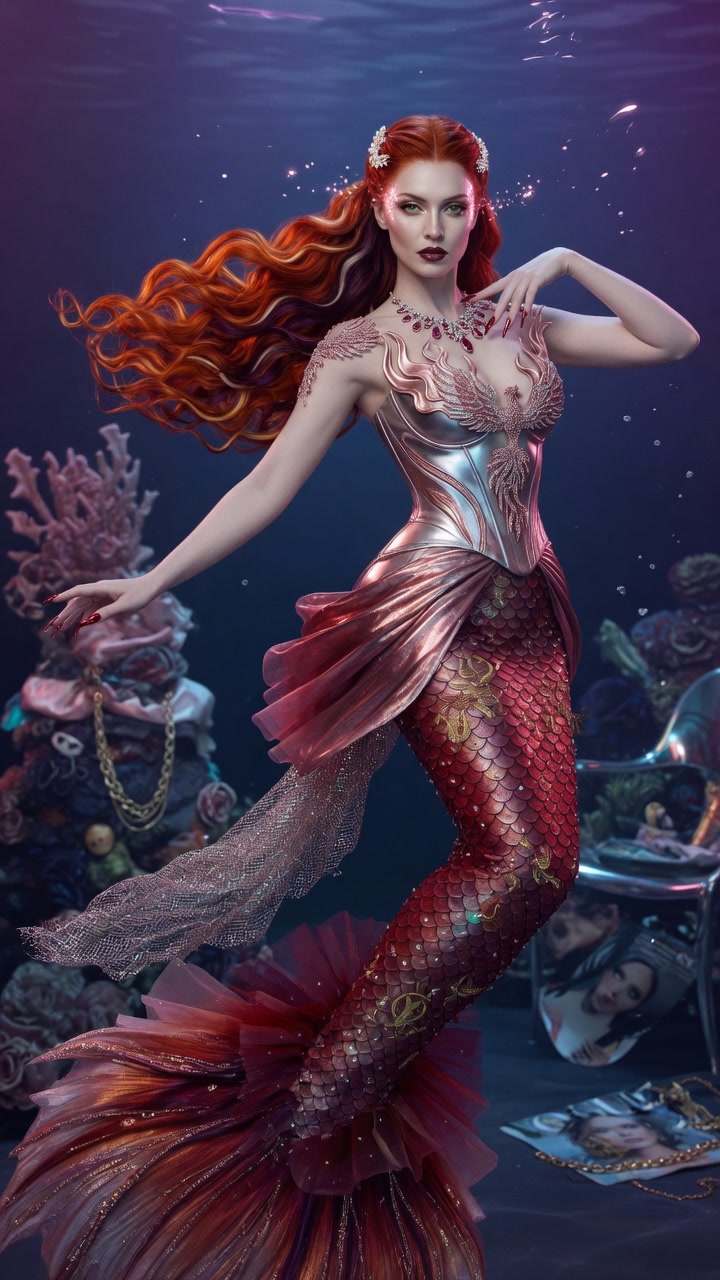 Jean Grey — Mermaid Phoenix