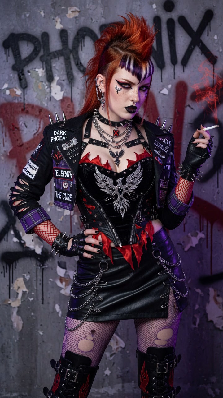 Jean Grey — Dark Phoenix Punk