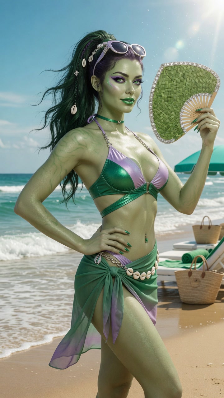 She-Hulk — Beachwear