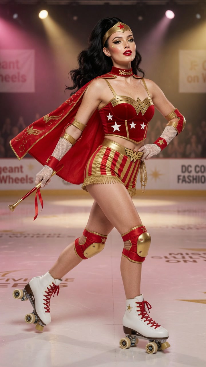Wonder Woman — Roller Skating