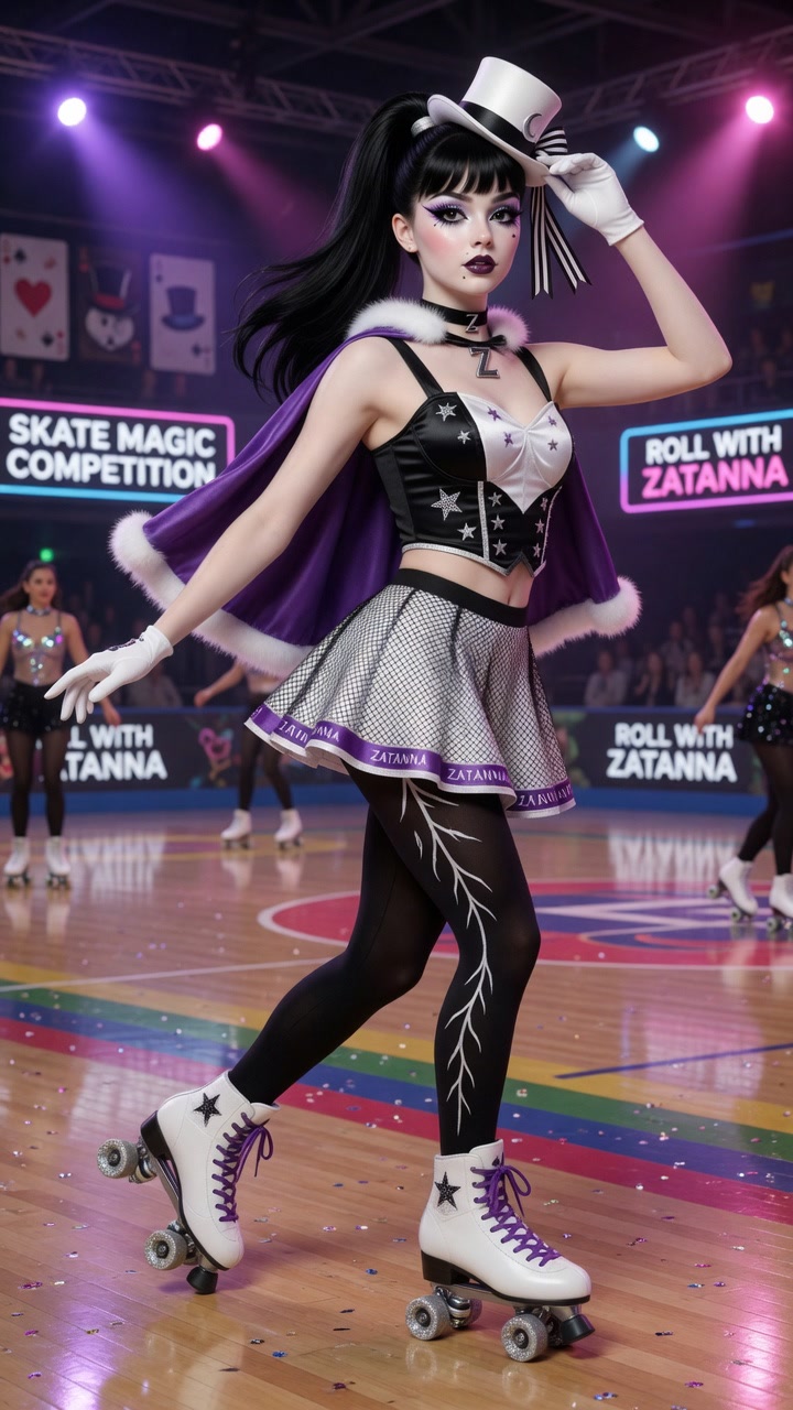 Zatanna — Roller Skating