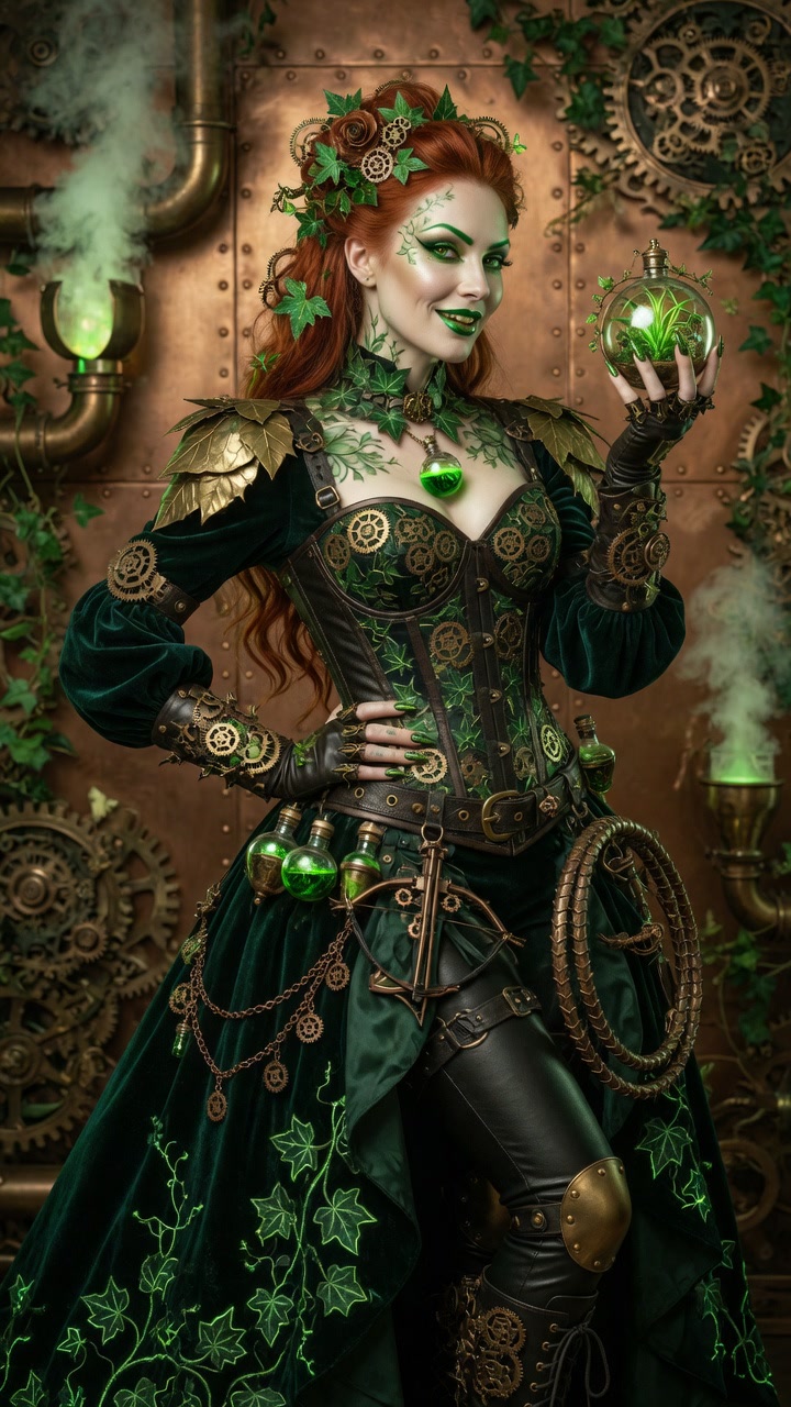 Poison Ivy — Steampunk Orb