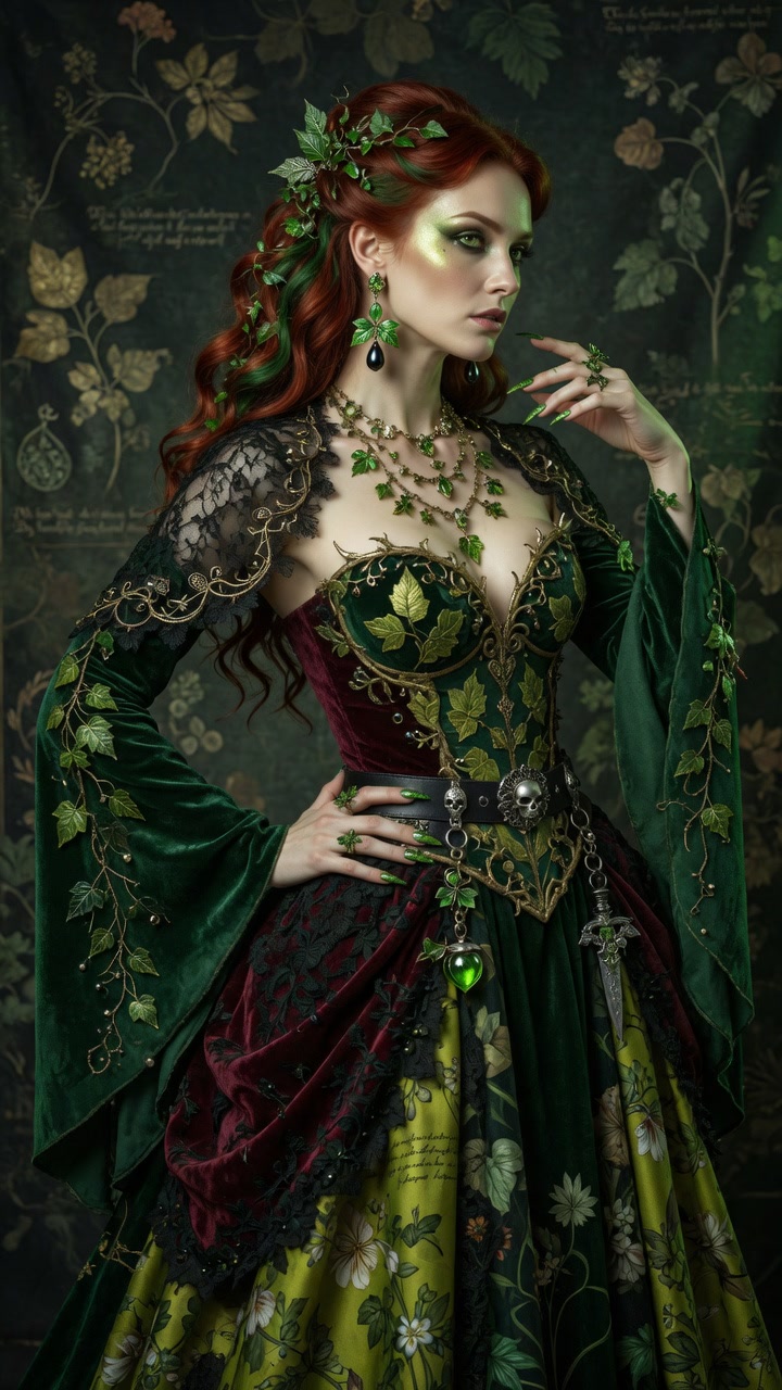 Poison Ivy — Leaf Corset