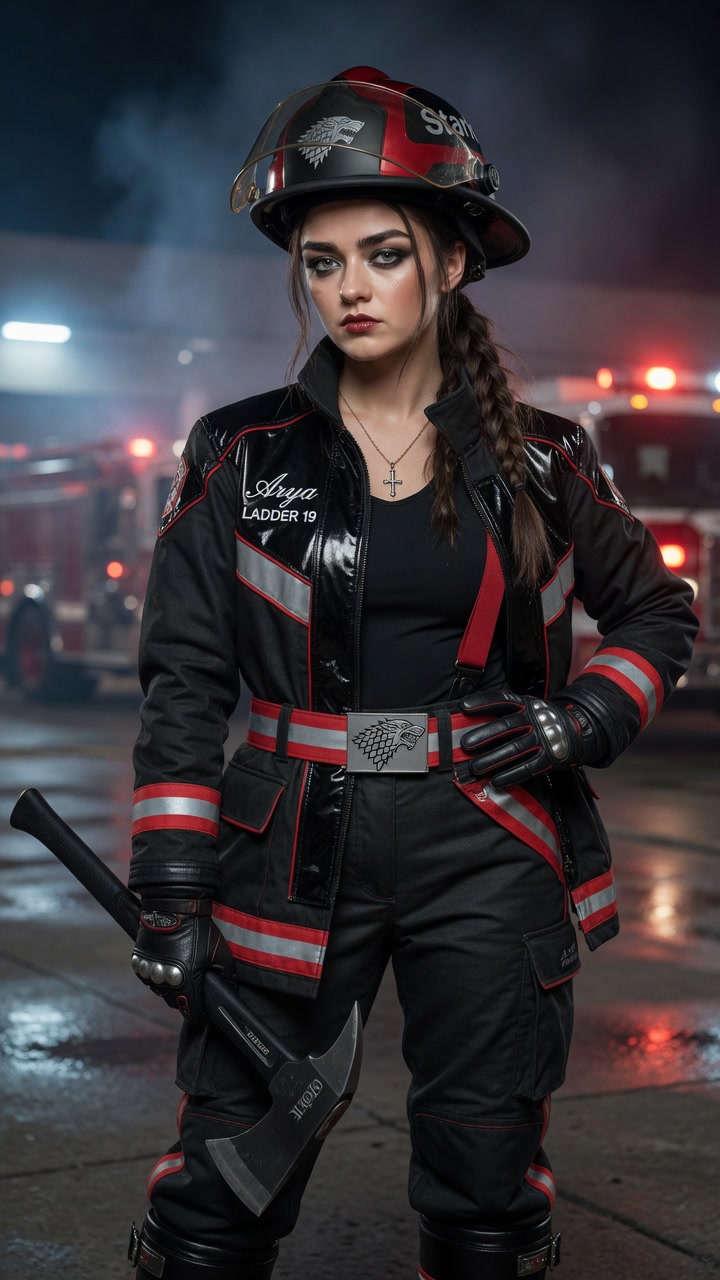 Arya Stark — Firefighter Arya