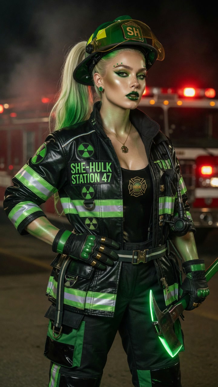 She-Hulk — Firefighter
