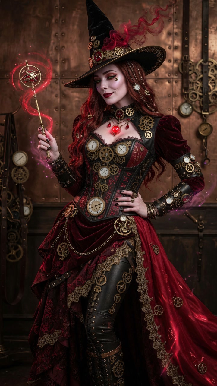 Scarlet Witch — Steampunk Witch
