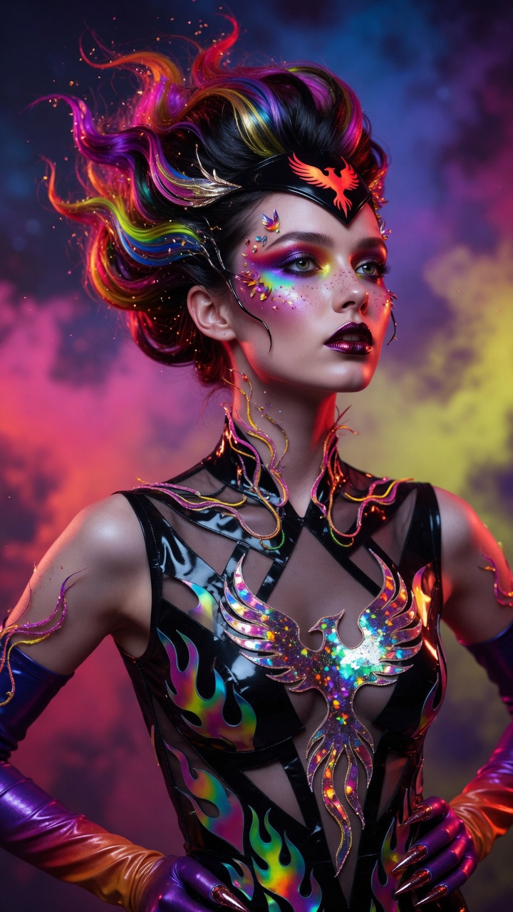 Jean Grey — Rainbow Phoenix Cosmic