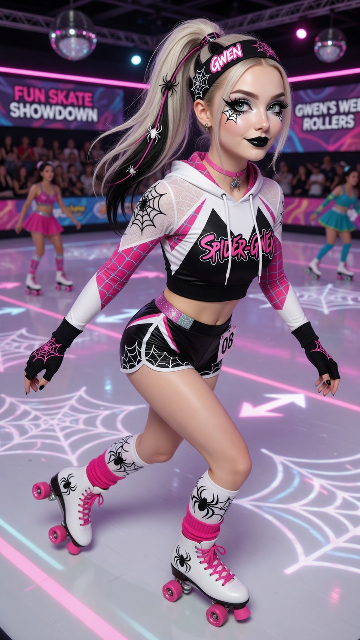 Spider-Gwen — Roller Skating