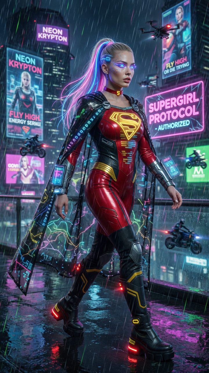 Supergirl — Cyberpunk