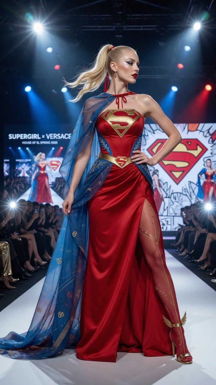 Supergirl — Versace Runway