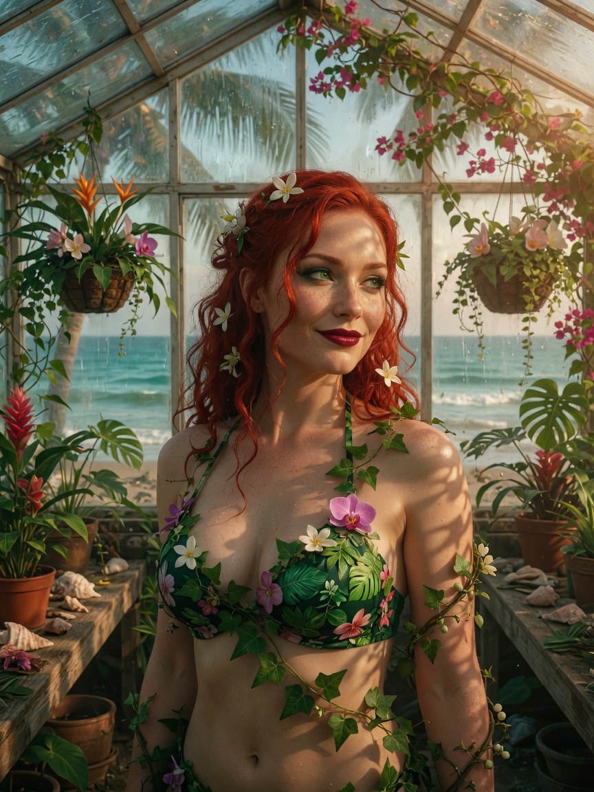 Poison Ivy — Superhero Beach 04
