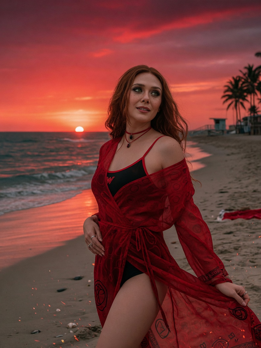 Scarlet Witch — Superhero Beach 12