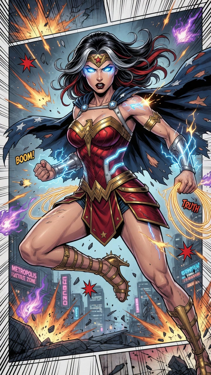 Wonder Woman — Metropolis Battle